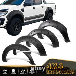 Kit de carrosserie avec élargisseurs d'ailes et réflecteur LED pour Ford Ranger T7 2015-2018 Wildtrak