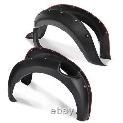 Kit de carrosserie avec élargisseurs d’ailes noirs larges pour Ford Ranger T6 2012-2014 Double Cabine
