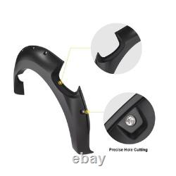 Kit de carrosserie avec élargisseurs d’ailes noirs larges pour Ford Ranger T6 2012-2014 Double Cabine