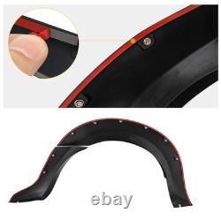 Kit de carrosserie avec élargisseurs d’ailes noirs larges pour Ford Ranger T6 2012-2014 Double Cabine
