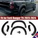 Kit De Carrosserie D'ailes élargies Noires 6x Pour Ford Ranger T9 2023-2024 Uk