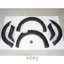 Kit de carrosserie d'élargisseurs d'ailes noirs larges 6 pièces pour Ford Ranger T7 UK 16-18