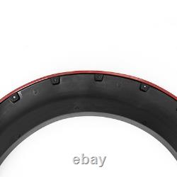 Kit de carrosserie de 6 pièces d'élargisseurs d'ailes de roues noires pour Ford Ranger T6 2012-2015