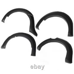 Kit de carrosserie de 6 pièces de passages de roue larges noirs pour Ford Ranger T7 2016-2018
