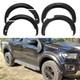 Kit De Carrosserie De Passages De Roue Larges 6x, élargisseurs D'ailes Noirs Pour Ford Ranger T8 2019-2022