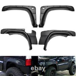 Kit de garniture d’élargisseurs d’ailes pour carrosserie large, extensions de passages de roue pour Suzuki Jimny 98-18