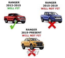 Kit de moulures d'élargissement d'ailes de carrosserie large pour Ford Ranger T6 2011-2015