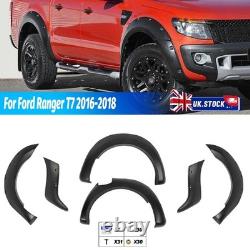 Kit de passage de roue large 6 pièces pour arches de garde-boue pour Ford Ranger T7 2015-2018 Royaume-Uni