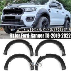 Kit de style d'extensions d'arches de roues larges pour Ford Ranger T8 2019-2022