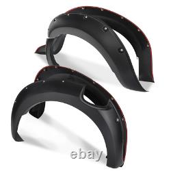 Kit de style de carrosserie avec larges élargisseurs d’ailes noirs pour Ford Ranger T6 2012-2014 Double Cabine