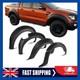 Kit De Style De Carrosserie Avec Passages De Roue Larges Noirs Pour Ford Ranger T6 2012-2014 Double Cabine
