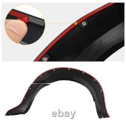 Kit de style de carrosserie avec passages de roue larges noirs pour Ford Ranger T6 2012-2014 Double Cabine