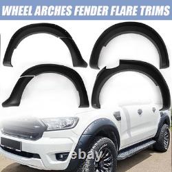 Kits d’accessoires d’élargisseurs d’ailes et d’arches de roues à large carrosserie pour Ford Ranger T6 12-15