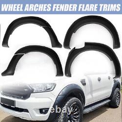 Kits d'accessoires d'élargisseurs d'arches de roues de carrosserie large pour Ford Ranger T6 2012-15