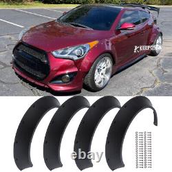 Kits de carrosserie large avec ailes de garde-boue 4,5 pour Hyundai Veloster Genesis Coupe