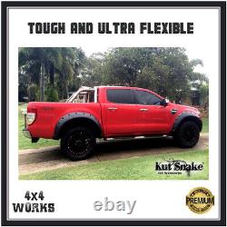 Kut Snake Roue Arches Fender Flares Pour Ford Ranger Px 2011-15 Monster Wide