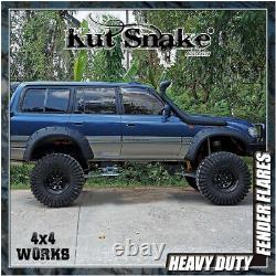 Kut Snake Roue Arches Fender Flares Pour Land Cruiser 80 Series Monster Wide