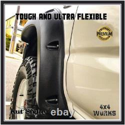 Kut Snake Roue Arches Fender Flares Pour Toyota Hilux 1988-97 Dual Cab Wide