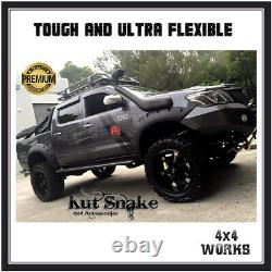 Kut Snake Roue Arches Fender Flares Pour Toyota Hilux 2005-11 Monster Wide