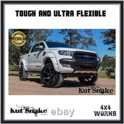 Kut Snake Wheel Arches Fender Flares Pour Ford Ranger 2011-on Monster Wide Smooth