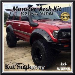Kut Snake Wheel Arches Fender Flares Pour Land Cruiser 100 Amazon Monster Wide