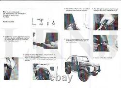 Land Rover Defender 90 110 1984 Onwards 2 Off Road Wheel Arch Flares Kit Da2366