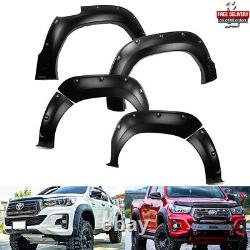 Large Corps Extended Wheel Arches Fender Flare Kit Pour 18-20 Toyota Hilux VIII LCI