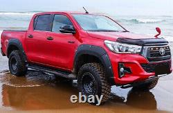 Large Corps Extended Wheel Arches Fender Flare Kit Pour 18-20 Toyota Hilux VIII LCI