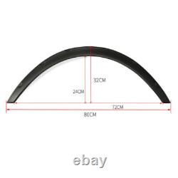 Nouveaux élargisseurs d’ailes universels flexibles pour carrosserie de voiture 2,75/70 mm, arches extra larges