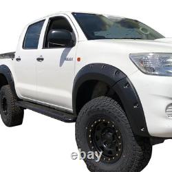 Passages de roue pour TOYOTA HILUX Mk6 Vigo 2005-12, kit de carrosserie élargisseur d'ailes, arches de roues larges