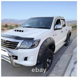 Passages de roues larges OFFROAD en noir mat pour Toyota Hilux 2005-2014 Double Cabine