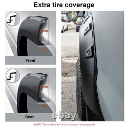 Passages de roues larges OFFROAD en noir mat pour Toyota Hilux 2005-2014 Double Cabine