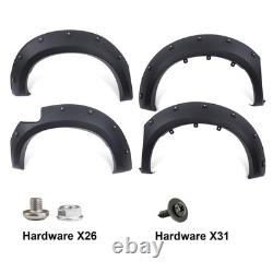 Passages de roues larges OFFROAD en noir mat pour Toyota Hilux 2005-2014 Double Cabine