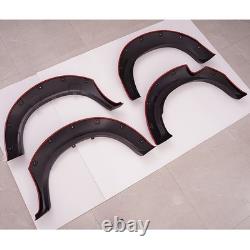 Passages de roues larges noirs, élargisseurs d’ailes, kits carrosserie pour Toyota Hilux Vigo 2005-2014