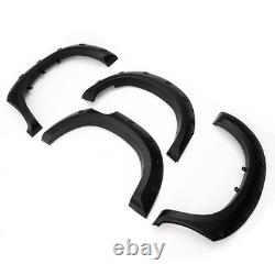 Passages de roues larges noirs, élargisseurs d’ailes, kits carrosserie pour Toyota Hilux Vigo 2005-2014