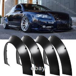 Pour Audi A3 A4 S3 S4 Élargisseurs d'aile Kit carrosserie extra large Arches de roue flexibles A+