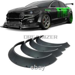 Pour Audi A4 B6 B7 B8 S-Line S4 Élargisseurs d'aile flexibles Kit carrosserie d'arches de roue larges