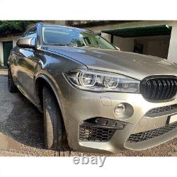 Pour BMW X6 F16 X6M F86 2015-2018 Extensions d'ailes larges pour roues latérales et garniture de passage de roue.