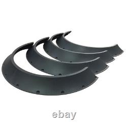 Pour Fiat Abarth 500 : Kit d'élargisseurs d'ailes flexibles pour pare-boue, corps extra large pour passages de roues (4 pièces)