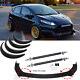 Pour Ford Fiesta Fender Flares Extra Wide Arch Wheel+front Lip Spoiler+strut Rods