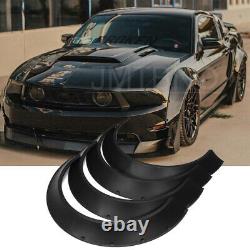 Pour Ford Mustang Car Fender Flares Extra Wide Corps Kit Roue Arches 4.5 4pcs