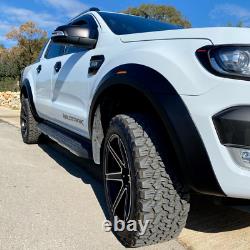 Pour Ford Ranger 2015-2018 T7 Wide Body Wheel Arches Fender Flares Kit Double Cab