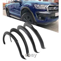 Pour Ford Ranger 2016-19 élargisseurs d'ailes de carrosserie large finition noire mate Kit T7