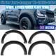 Pour Ford Ranger 2023+ Kit D'élargisseurs D'ailes De Carrosserie Large De Style Riveté T9