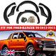 Pour Ford Ranger T6 2012-2015 Arches De Roue Larges Noirs Kit De Carrosserie De 6 Pièces