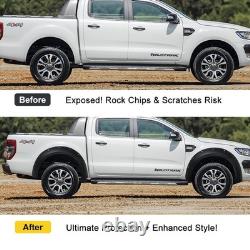 Pour Ford Ranger T7 2015-2018, kit carrosserie élargisseurs d’ailes noirs, protection de garde-boue<br/>