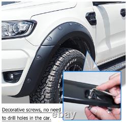 Pour Ford Ranger T7 T8 2016-2022 Wildtrak élargisseurs d’ailes kit carrosserie large	<br/>