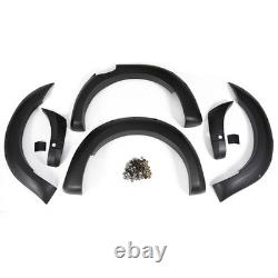 Pour Ford Ranger T8 2019-2022 Arches de roues larges noires Élargisseurs d'aile Kit carrosserie 6 pièces