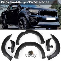 Pour Ford Ranger T8 2019-2022, kit de style avec extensions d’ailes larges pour la carrosserie, jeu complet