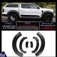 Pour Ford Ranger T9 2022+ Xlt Xl Xls &eacute;largisseurs D&rsquo;ailes Noirs Mats<br/>